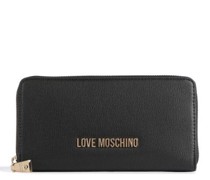 Love Moschino Signature Geldbörse schwarz