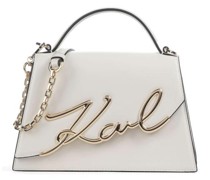 Karl Lagerfeld Signature Medium Handtasche elfenbein