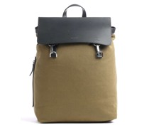 Sandqvist Grand Canvas Hege Metal Hook Rucksack olivgrün