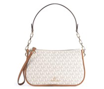 Michael Kors Jet Set Charm Schultertasche elfenbein/braun