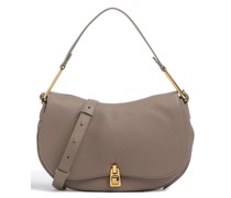 Coccinelle Magie Soft Schultertasche taupe