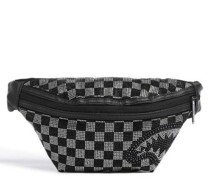Sprayground Trinity Checkered Crossbody Gürteltasche schwarz