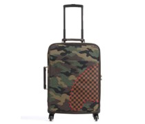 Sprayground Shark Shape Check 4-Rollen Trolley mehrfarbig