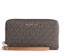 Michael Kors Jet Set Geldbörse dunkelbraun