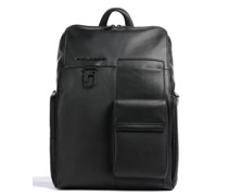 Piquadro Finn Rucksack schwarz