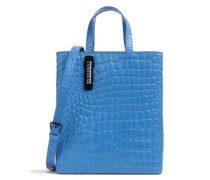 Liebeskind Paper Bag Waxy Croco M Handtasche blau