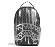 Sprayground Platinum Drips Dlx Backpack Rucksack schwarz/silber