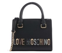 Love Moschino Colorful Logo Handtasche schwarz