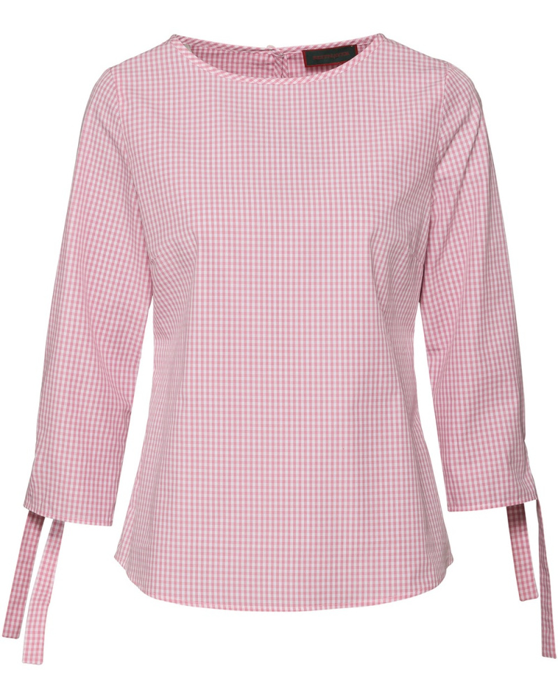 Reitmayer Damen Vichykarobluse
