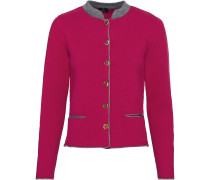 Strickjacke mit Kellerfalte