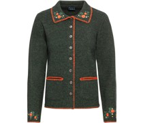 Strickjacke mit Stickerei