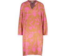 Midikleid mit Allover-Blumenmuster