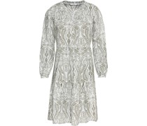 Stufenkleid mit Paisley-Print