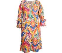 Buntes Kleid mit Ethnoprint