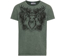 T-Shirt mit Hirschmotiv