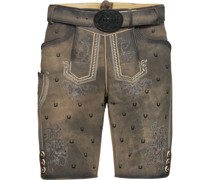 Kurze Lederhose Harvey mit Hirschstick