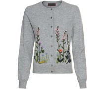 Cardigan mit Blumen