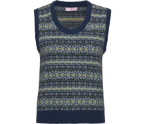 Pullunder mit Fair Isle-Strick