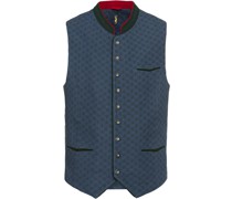 Trachtenweste mit Jacquard-Muster