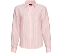 Leinenbluse mit Streifen