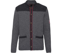 Strickjacke mit Logopatch