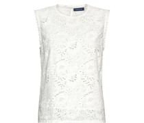 Ärmellose Spitzen-Bluse