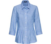Leinenbluse mit Biesen