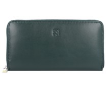 Geldbörse Leder 19 cm Portemonnaies Grün