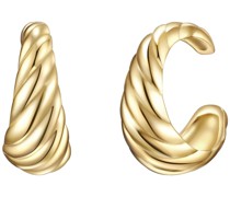 Ohrklemme Sterling Silber in Gelbgold Ohrringe