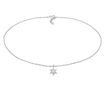 Halskette Choker Stern Opal Astro 925 Silber Ketten