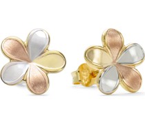 -Ohrstecker 375er Gelbgold, Gelbgold One Size 87408728 Ohrringe Weiss