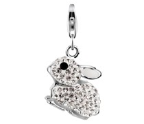 Charm Anhänger Hase Kristalle 925 Silber Charms & Kettenanhänger