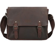 Joe Messenger Leder 32 cm Laptoptaschen Braun