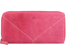 Tumble Nappa Geldbörse Leder 20 cm Portemonnaies Pink