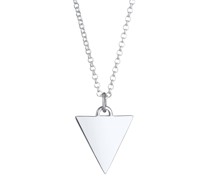 Halskette Erbskette Dreieck Modern 925 Silberschmuck