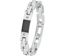 -Armband 585er Edelstahl, Carbon One Size 87159957schmuck Weiss