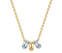 Halskette Sterling Silber in Gelbgold/Silber Ketten