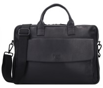 Westminster Aktentasche Leder 41 cm Laptopfach Laptoptaschen Schwarz