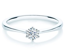 Diamant-Ring Sterling Silber Diamant in Ringe