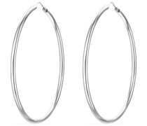 Creolen 925er Silber Ohrringe