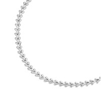 Collier mit beweglichen Kettengliedern, Silber 925