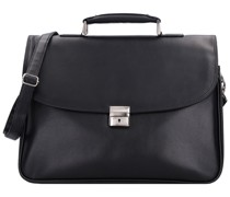 Aktentasche 41 cm Laptopfach Laptoptaschen Schwarz