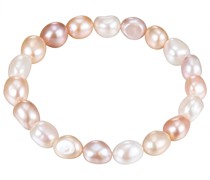 Perlen-Armband Süßwasser-Zuchtperle in Multicolor Armbänder & Armreife