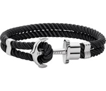 Armband Edelstahl, recycelt, Perlon/Nylonschmuck