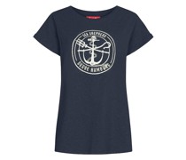 T-Shirt 'Barbe Mono GOTS iC' T-Shirts & Tops Blau