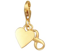 Charm Herz Infinity Symbol Anhänger Basic 925er Silber Charms & Kettenanhänger