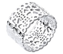 Ring Blume Ornament Cut Out 925 Silber Ringe