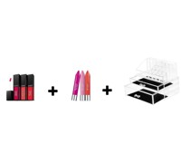 Stilvolle Kosmetik Box mit Make-up Set Organizer