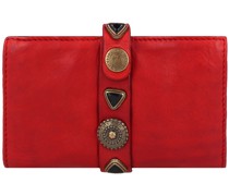 Geldbörse Leder 15 cm Portemonnaies Rot