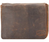 Ben Umhängetasche Leder 33 cm Laptopfach Umhängetaschen Braun